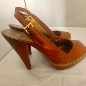 Paolo peep toe Heels
